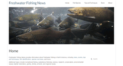 Desktop Screenshot of freshwater-fishing-news.com